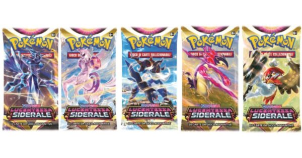 Spada e Scudo Lucentezza Siderale 5 Buste Set Artwork (IT)